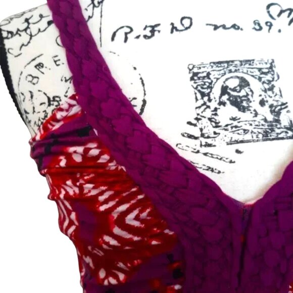 Design History Dress Bohemian Hippie Braided Detail Babydoll Soft Stretch S - Picture 3 of 6